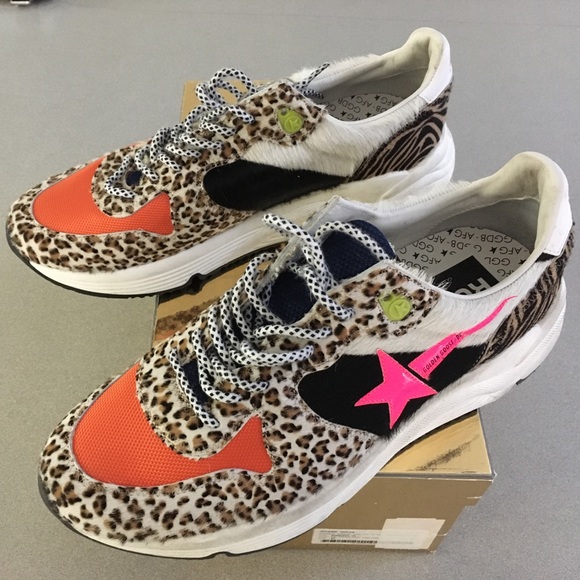 Golden Goose Running Sole Zoo Puzzle Pink Star NIB - Picture 2 of 7
